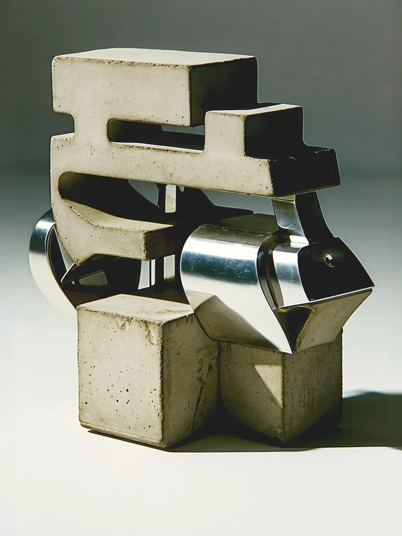 Concept ilustrat: difuzor portabil sculptural, fără logouri
